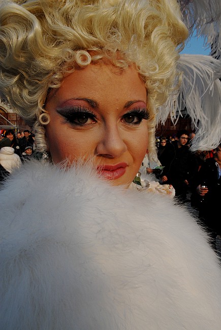 In bianco - Carnevale di Venezia