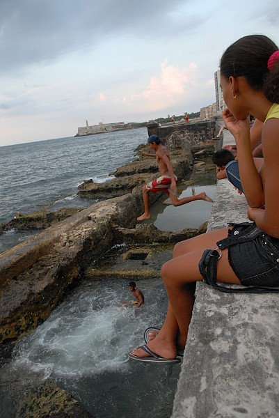 Salto con tuffo - Fotografia della Havana - Cuba 2010