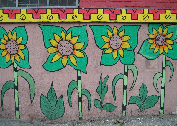 Girasole - Murales di Bologna