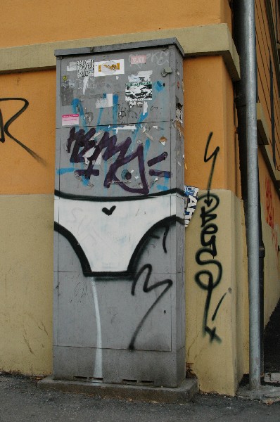 Mutande - Murales di Bologna
